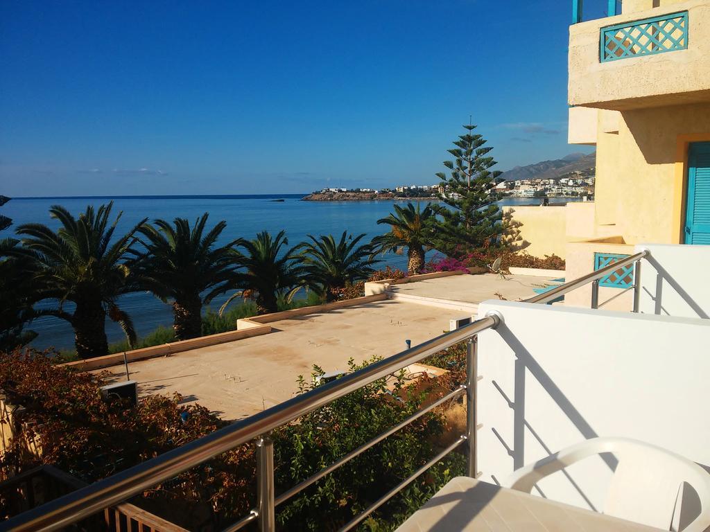Blue Ocean Apartments Makriyialos Bagian luar foto